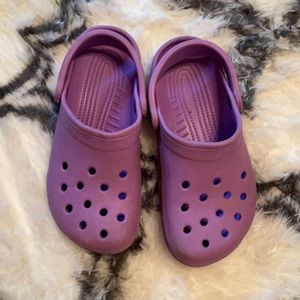 Purple Crocs